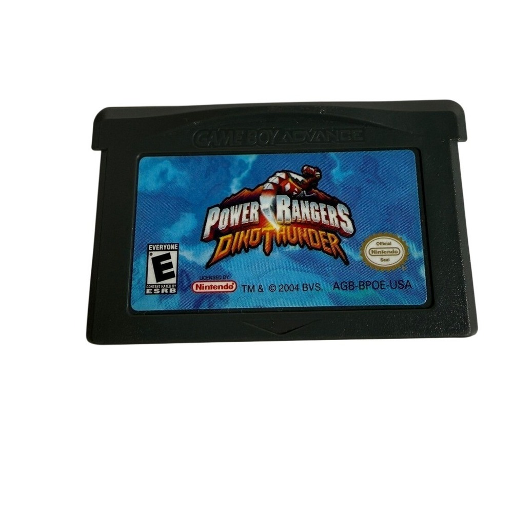 Nintendo Gameboy Advance Power Rangers Dino Thunder GBA Game Cartridge Retro